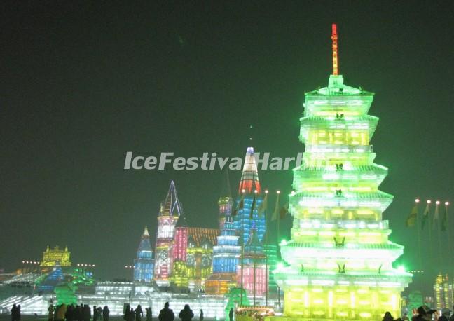 Harbin Ice and Snow World Evening