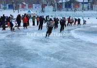 Skating at Harbin Ice and Snow Happy Valley