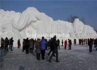 Snow Sculptures at Harbin Ice Festival 2014 