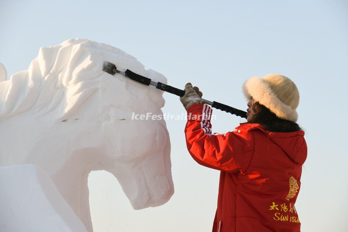 Snow Sculpture Competition Harbin Sun Island
