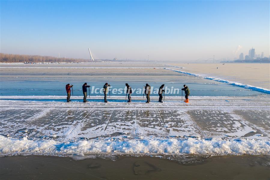 Harbin Ice Collecting Festival