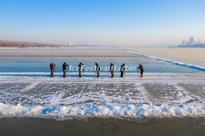 Harbin Ice Collecting Festival