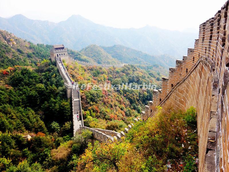 Badaling Great Wall in Autumn