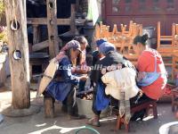 The Naxi Women in Lijiang Baisha Ancient Town