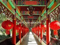 The Long Corridor in Kunming Bamboo Temple