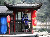 A Tujia Ethnic Girl in Baofeng Lake