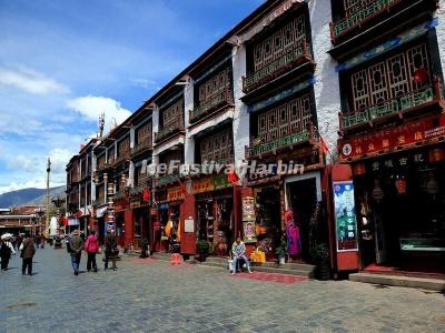 Barkhor Street Lhasa Tibet