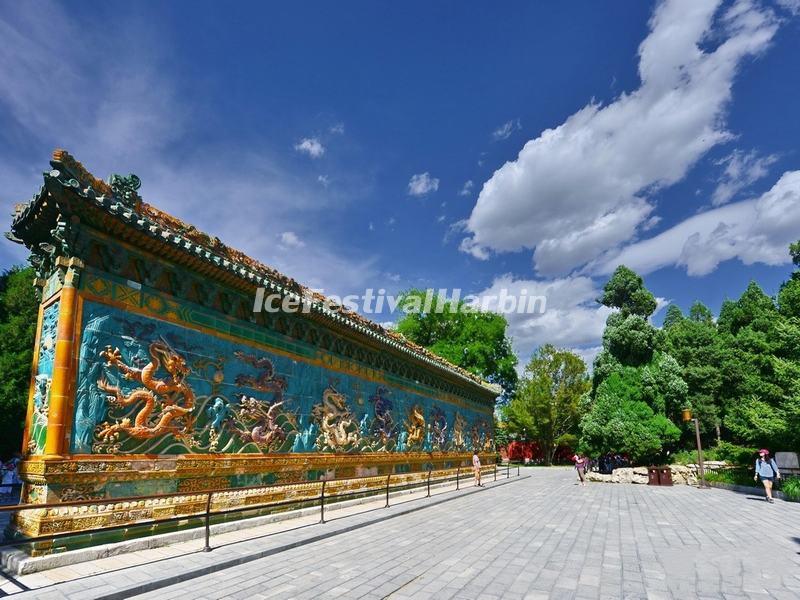 Nine-dragon Screen in Beijing Beihai Park