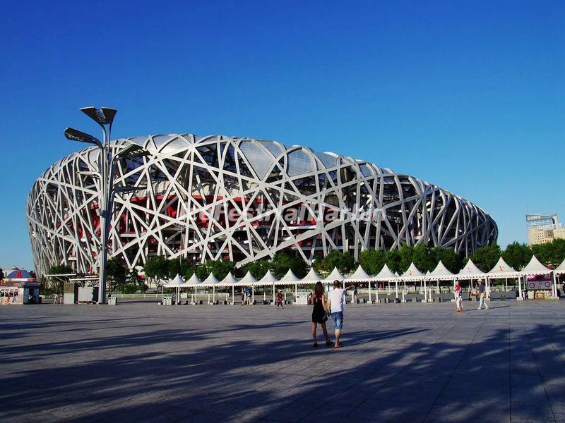 Beijing Bird's Nest in Beijing Olympic Green