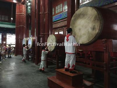 Drumming Performance on Beijing Drum Tower