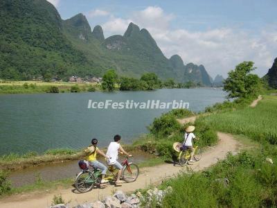 Biking in Yangshuo Countryside