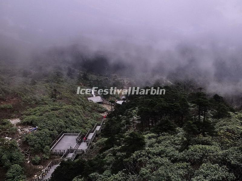 The Simatan Scenic Area in Cangshan Mountain