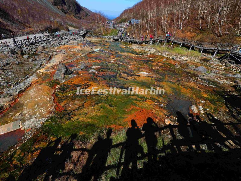 The Julong Hotsprings in Changbai Mountains