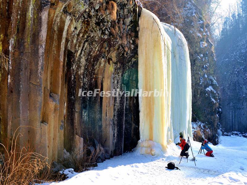 Changbai Mountains Ice Waterfall