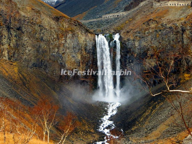 Changbai Mountains Waterfall