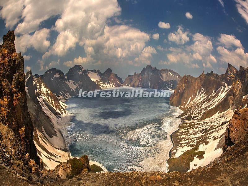 The Tianchi Lake in Changbai Mountains