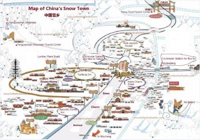 Map of China's Snow Town 