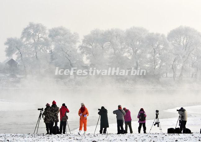 Photographing in China's Snow Town