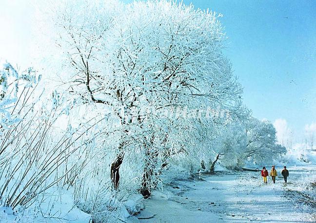 China's Snow Town in Winter