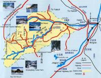 China's Snow Town Tourist Map