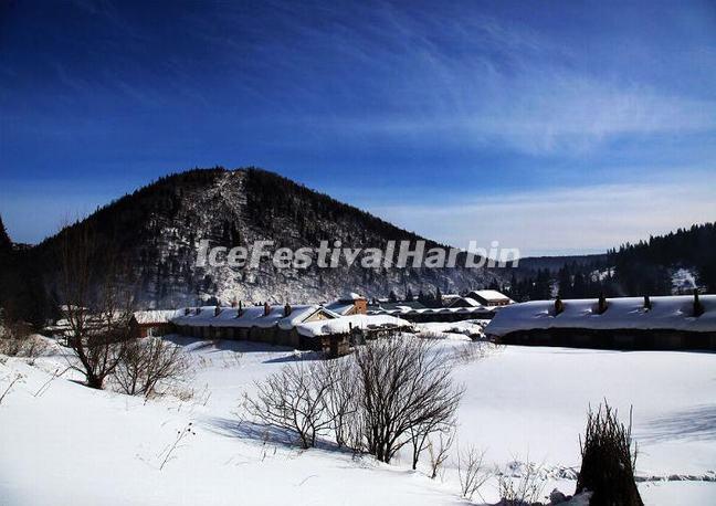 Yangcao Mountain in China's Snow Town