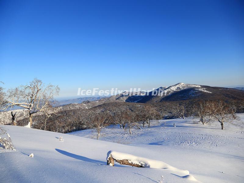 China's Snow Town Snowscape