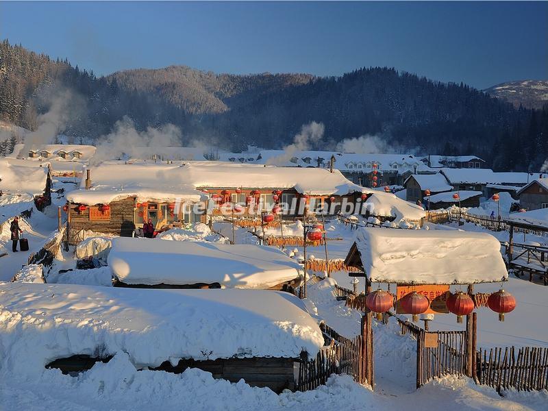 A Family Hotel in China's Snow Town