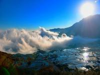 Duoyishu Rice Terraces in Fog