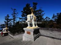 Elephant Sculptures on Emei Mountain