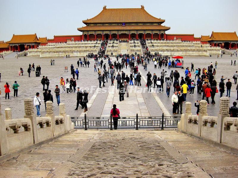 Tourists in Forbidden City