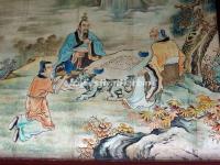 Mural in Chengdu Qingyang Palace