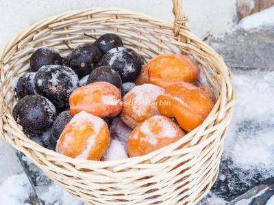 Harbin Frozen Persimmons and Pears