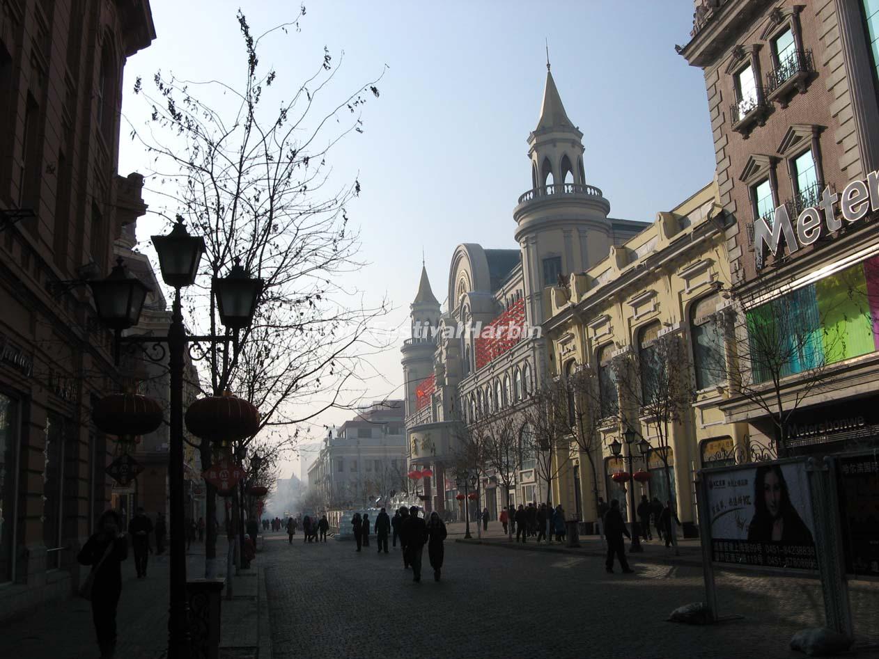 Harbin Gogol Street Russian Style Buildings