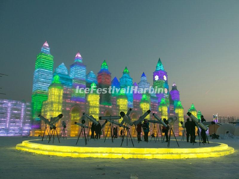 ice castle in harbin ice and snow world in 2015