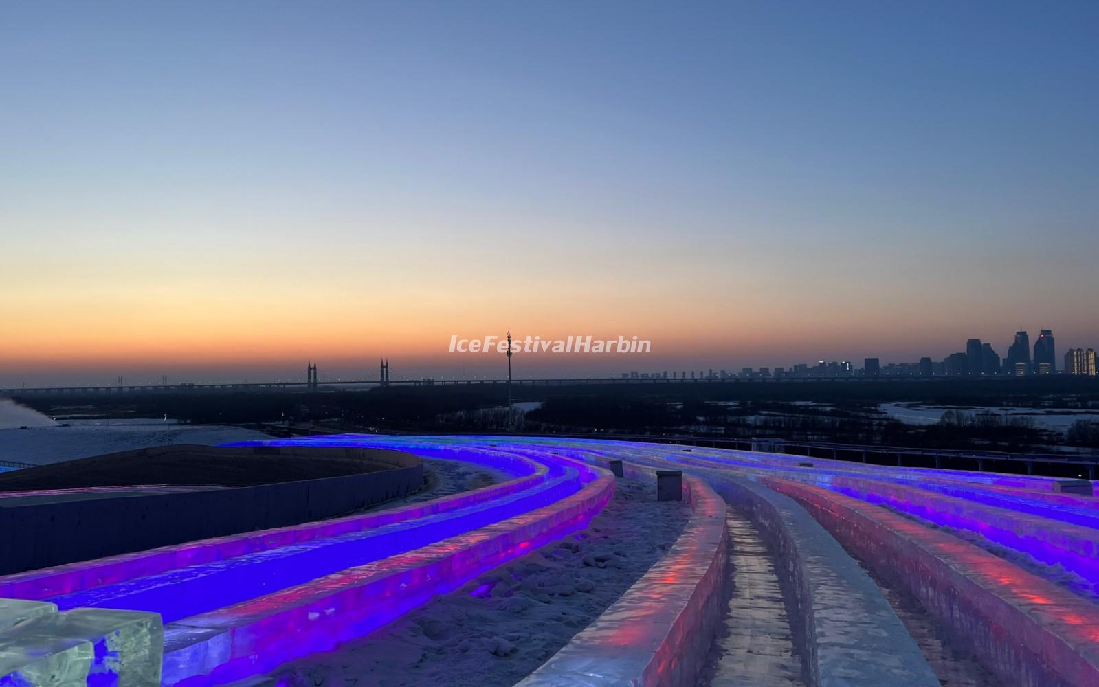 Ice Slide in Harbin Ice and Snow World 