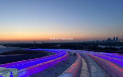 Ice Slide in Harbin Ice and Snow World 
