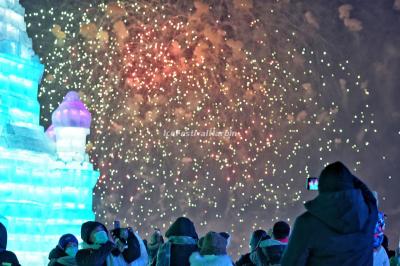 Harbin Ice and Snow World Firework Performance 