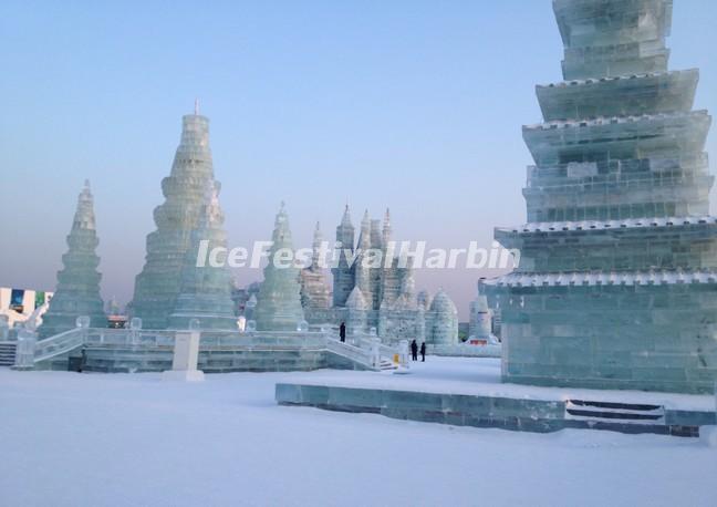 Harbin Ice and Snow World in Daytime