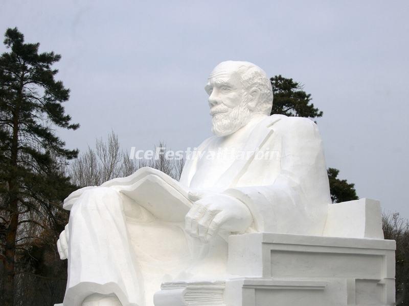 Harbin Ice Festival 2015 Snow Sculpture - Darwin