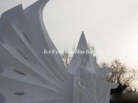 Harbin Ice Festival 2015 Snow Sculpture - Peace of Godness