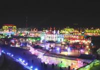 Harbin Ice and Snow Festival Night View