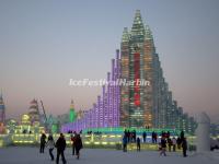 Harbin Ice Festival Ice Buildings 