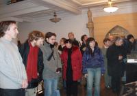 Tourists Visit Harbin Jewish New Synagogue 