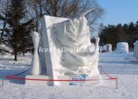 Snow Sculpture: The Boat in Dreamland