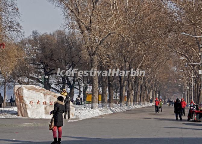 Harbin Stalin Park Winter