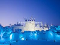 Harbin Snow Sculpture Art Expo at Night