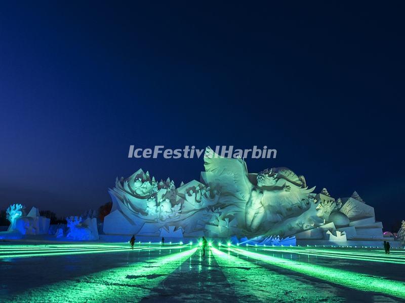 Harbin Sun Island International Snow Sculpture Art Expo 2018