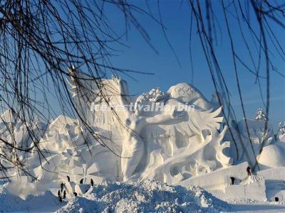 Harbin Sun Island International Snow Sculpture Art Expo 2018