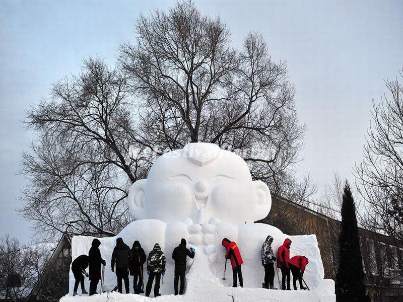 Harbin Sun Island International Snow Sculpture Art Expo 2018