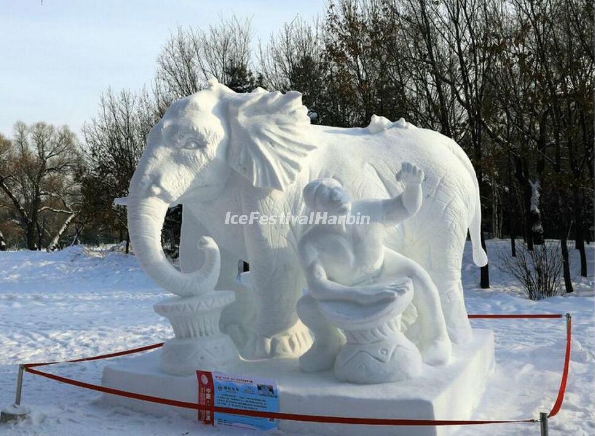 Harbin Sun Island International Snow Sculpture Art Expo 2020